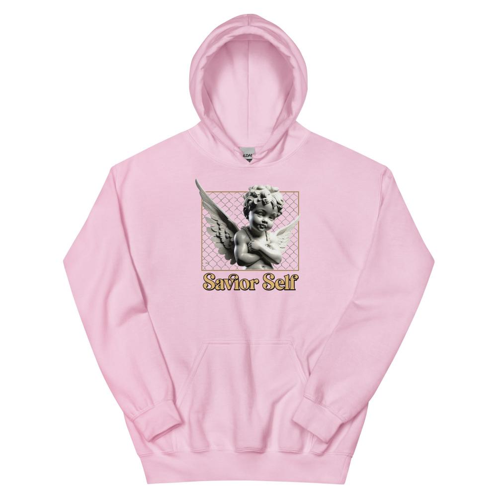 Savior Self Angel Wings Hoodie - Light Pink Color - https://ascensionemporium.net